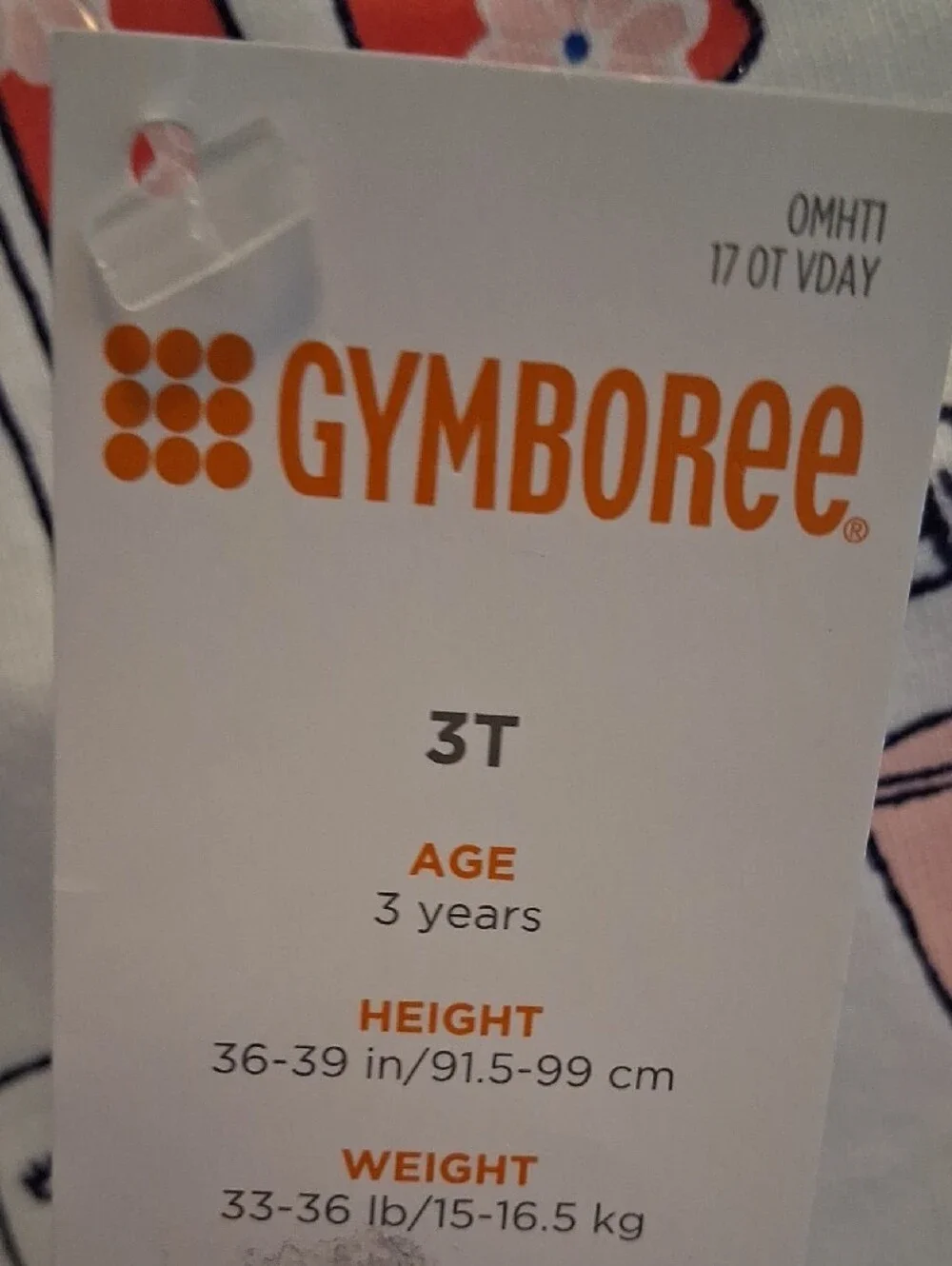 Gymboree white short